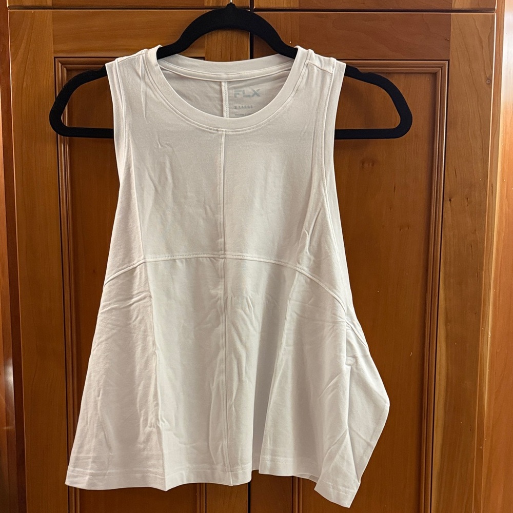 Women’s FLX Tank Top and Headband White Size XL
